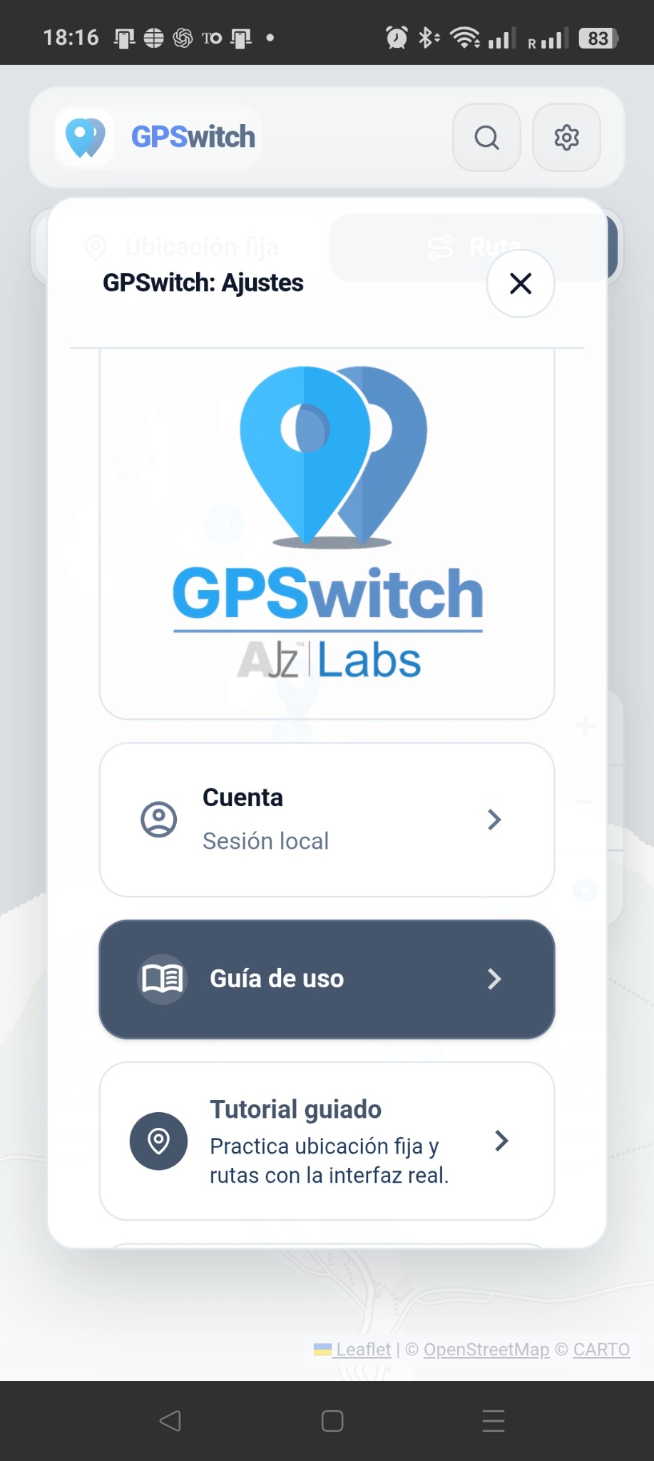 GPSwitch settings